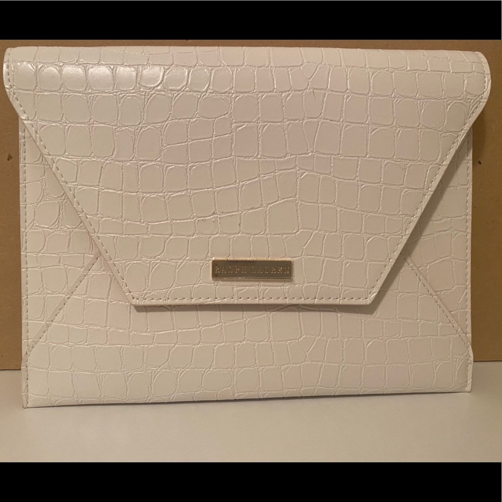 Ralph Lauren White Clutch
